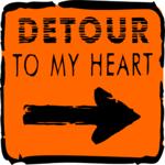 Detour to My Heart Clip Art