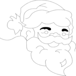 Santa Face 14 Clip Art