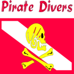 Flag - Pirate Divers Clip Art