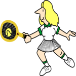 Tennis 017 Clip Art