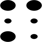 Braille M Clip Art