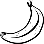 Banana 02 Clip Art