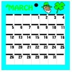 18 March - Wed Clip Art