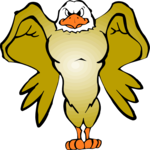 Eagle - Angry 1 Clip Art