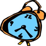 Clock Tired Offbeat Clip Art