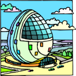 Building - Egg 1 Clip Art