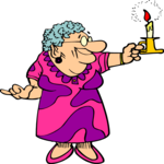 Old Woman with Candle