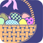 Easter Basket 03 Clip Art