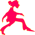 Squiggle Woman Walking