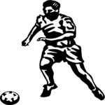 Soccer - Player 20 Clip Art