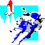 Astronaut 01 Clip Art