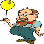 Man with Balloon