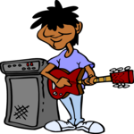 Guitarist 33 Clip Art