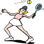 Tennis - Player 65 Clip Art