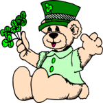 Teddy Bear & Shamrocks 1