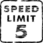 Speed Limit - 05 Clip Art