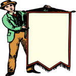 People, Frame - Man Pointing Clip Art