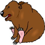 Bear Sitting Clip Art
