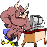Ox - Frustrated Clip Art