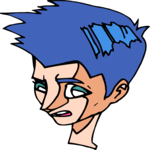 Punk Rocker - Purple Hair 2