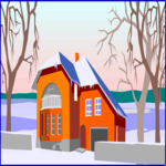 House with Snow 6