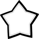 Star Frame 3 Clip Art