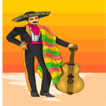 Guitarist - Flamenco Clip Art
