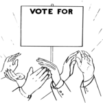 Vote For Sign Clip Art