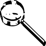 Magnifying Glass 01 Clip Art