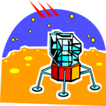 Lunar Module 4 Clip Art