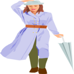 Woman with Umbrella 5