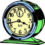 Antique Style Clock 2 Clip Art