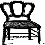 Antique Style Chair 7 Clip Art