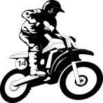 Motorcycle Racing 05 Clip Art