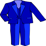 Suit - Men's 1 Clip Art