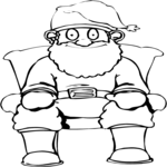 Santa Sitting 2