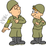 Pulling Rank Clip Art