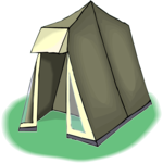 Tent 21 Clip Art