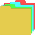 File Folders 02 Clip Art