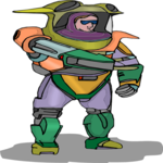 Astronaut with Robot Arm