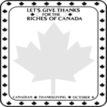 Canada Thanks Frame