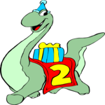 Kids 2nd Birthday - Dino