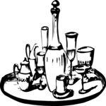 Antique Style Serving Tray