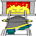 Fire Fighter on Ladder