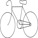 Bicycle 01 Clip Art