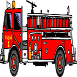 Fire Truck 07 Clip Art
