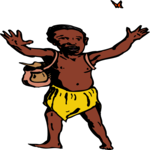 Boy Chasing Butterfly