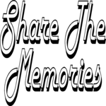 Share the Memories Clip Art