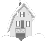 House with Snow 2