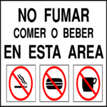 No Smoking, etc - Spanish
